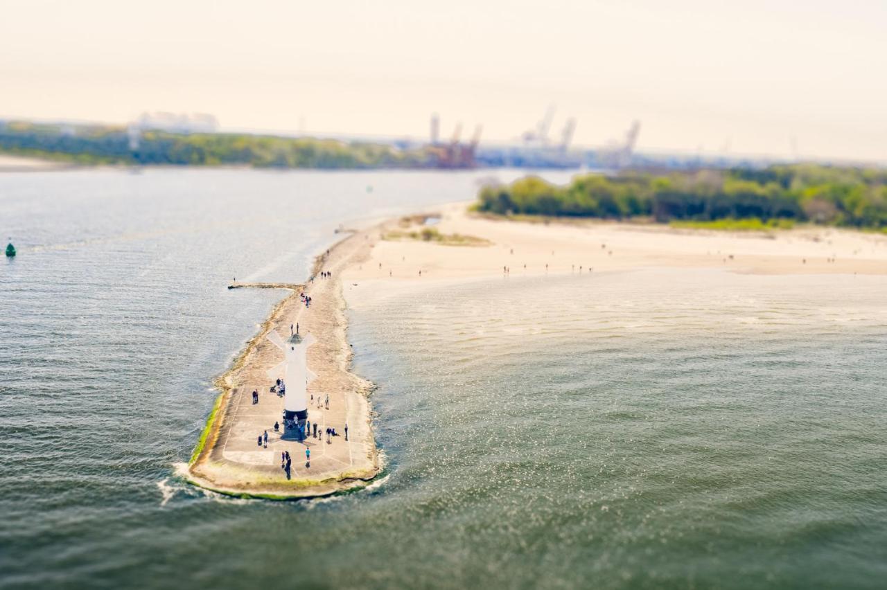 White Apartment Swinemuende Bagian luar foto